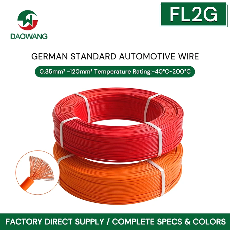 FL2G Silicone Rubber Automotive Cable: Isang Maaasahan na Pagpipilian para sa Mataas na-Temperatu...